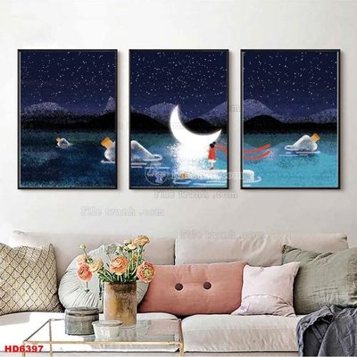 File gốc File tranh bộ hiện đại HD6397 (phong cách) cổ điển