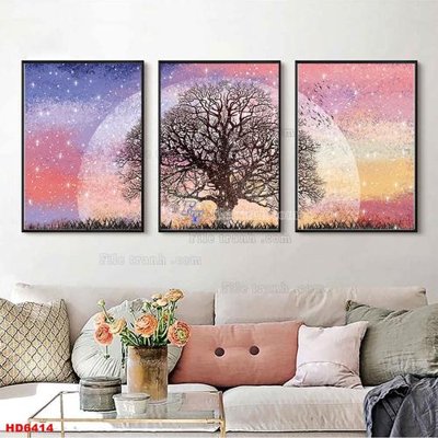 File ảnh gốc File tranh bộ hiện đại HD6414 không vỡ nét