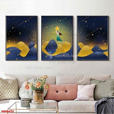 Mua file gốc File tranh bộ hiện đại HD6422 (PSD) tại Filetranh.com