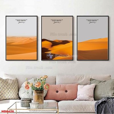 File gốc in tráng gương File tranh bộ hiện đại HD6426 chi tiết