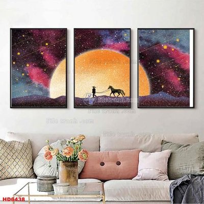 Download file gốc File tranh bộ hiện đại HD6438 (dùng cho in ấn)