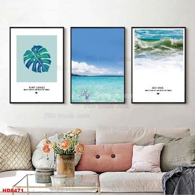 Hình ảnh file gốc File tranh bộ hiện đại HD6471 cho in UV