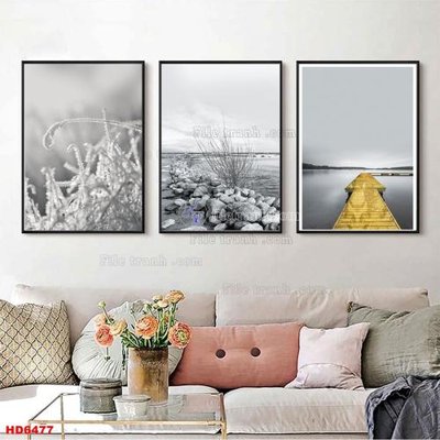 Tải file gốc File tranh bộ hiện đại HD6477 (để in lụa)