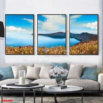 File gốc File tranh bộ hiện đại HD6489 (in mica) làm bảng hiệu