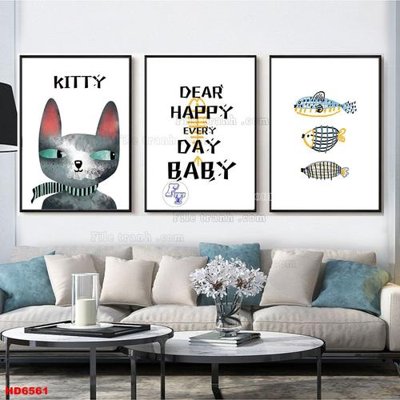 File gốc in ấn File tranh bộ hiện đại HD6561 (sẵn sàng tải về)