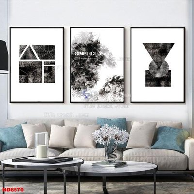 File gốc File tranh bộ hiện đại HD6570 (in ấn) màu sắc trung thực