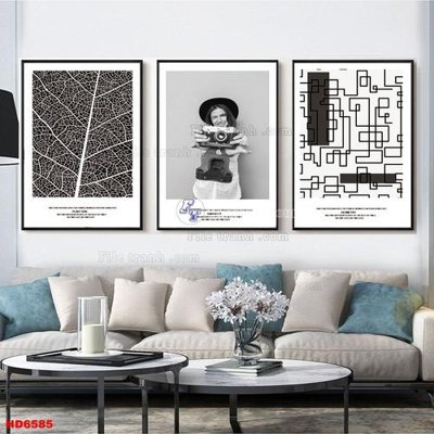 File gốc in ấn File tranh bộ hiện đại HD6585 chất lượng vượt trội