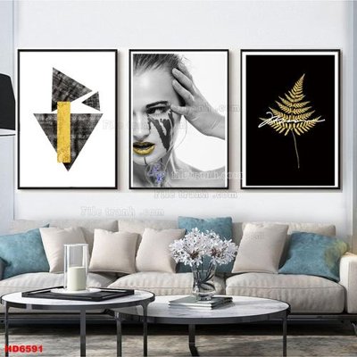 File PSD File tranh bộ hiện đại HD6591 (nguyên bản) cho thiết kế