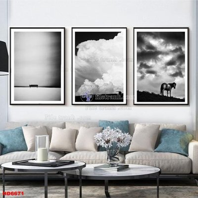 Ảnh mô tả file gốc in mica File tranh bộ hiện đại HD6671