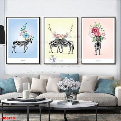 File tranh File tranh bộ hiện đại HD6713 (gốc) chủ đề tĩnh vật