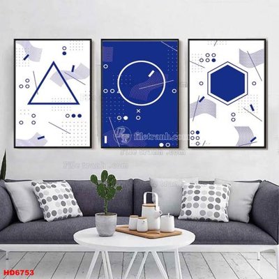 File in trần File tranh bộ hiện đại HD6753 (bản gốc) trời sao