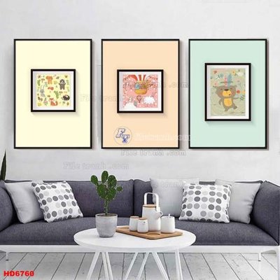 File gốc File tranh bộ hiện đại HD6760 cho in ấn và thiết kế