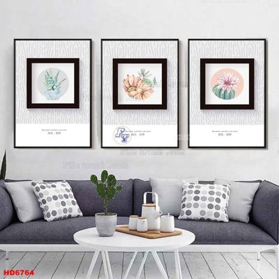 File in mica File tranh bộ hiện đại HD6764 (bản gốc) sắc sảo