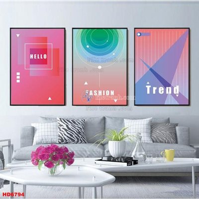 File ảnh File tranh bộ hiện đại HD6794 (gốc) in quảng cáo ngoài trời