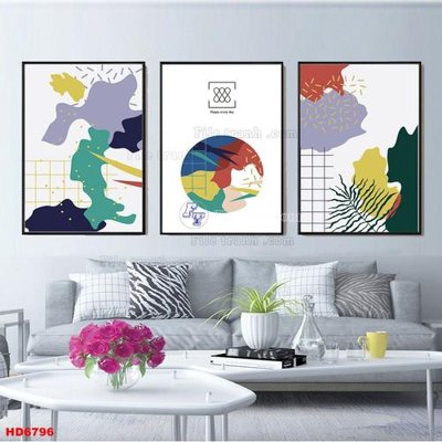 Tải file gốc File tranh bộ hiện đại HD6796 (in khổ lớn) không vỡ