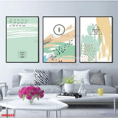 Tải file File tranh bộ hiện đại HD6825 (ảnh gốc) file AI/EPS