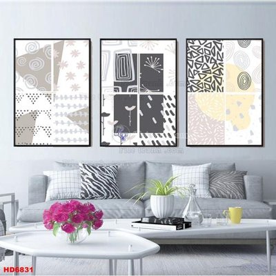 File PSD File tranh bộ hiện đại HD6831 (nguyên bản) cho thiết kế