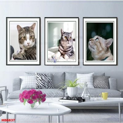 File in trần File tranh bộ hiện đại HD6837 (bản gốc) đại dương