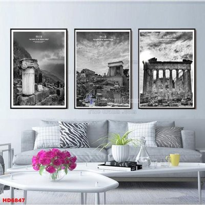 File tranh File tranh bộ hiện đại HD6847 (bản gốc) treo phòng ăn