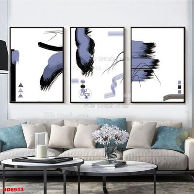 Tải file gốc File tranh bộ hiện đại HD6913 (in khổ lớn) quảng cáo