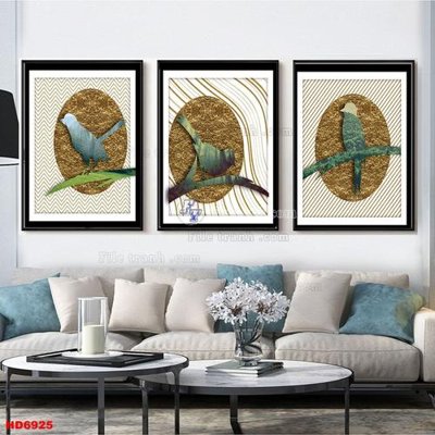 File tranh in tráng gương File tranh bộ hiện đại HD6925 (siêu nét)