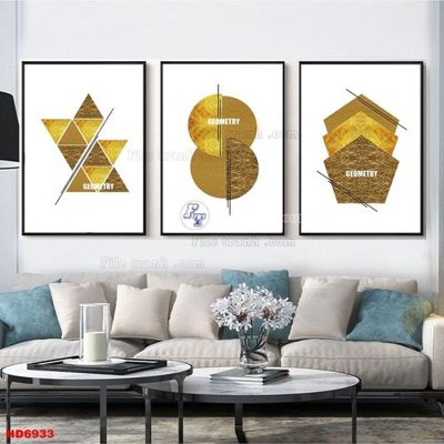 File gốc File tranh bộ hiện đại HD6933 (in mica) làm bảng hiệu