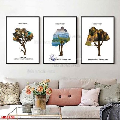 Cung cấp file tranh gốc File tranh bộ hiện đại HD6958 độc quyền