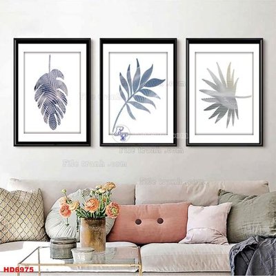 File tranh gốc PSD File tranh bộ hiện đại HD6975 còn nguyên layer