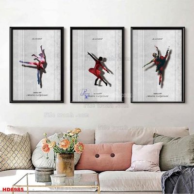 Download file gốc File tranh bộ hiện đại HD6985 (in lụa) nghệ thuật