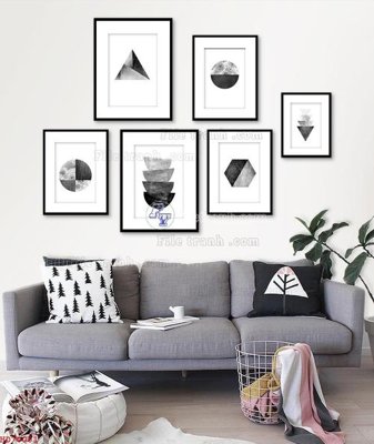 File PSD File bộ tranh treo hiện đại HD70001 (bản gốc) cho nhà in