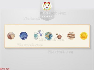 File gốc File bộ tranh treo hiện đại HD70028 (in lụa) chi tiết cao