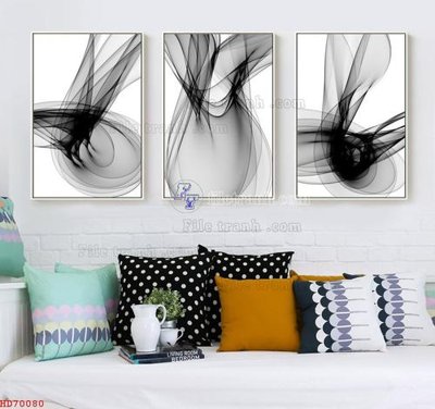 Tải file File bộ tranh treo hiện đại HD70080 (gốc) làm file thiết kế