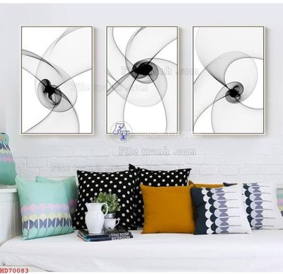 File gốc File bộ tranh treo hiện đại HD70083 (phiên bản chuẩn) để in ấn