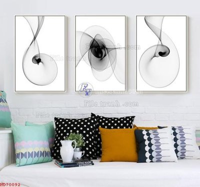 File tranh File bộ tranh treo hiện đại HD70092 (gốc) chủ đề con người