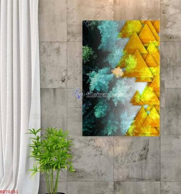 File gốc File bộ tranh treo hiện đại HD70151 (phong cách) tối giản