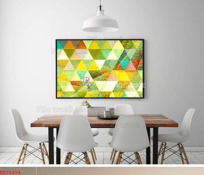 File gốc in ấn File bộ tranh treo hiện đại HD70204 độ phân giải cao