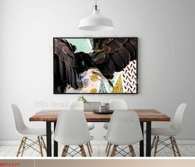 File in ấn File bộ tranh treo hiện đại HD70207 (bản gốc) chất lượng cao