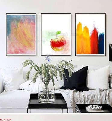 File in ấn cao cấp File bộ tranh treo hiện đại HD70224 (file gốc)