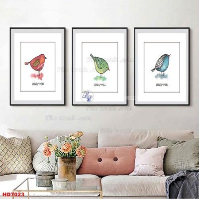 Download file File tranh bộ hiện đại HD7023 (gốc) cho xưởng in