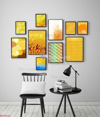 File in trần File bộ tranh treo hiện đại HD70232 (bản gốc) phong cảnh