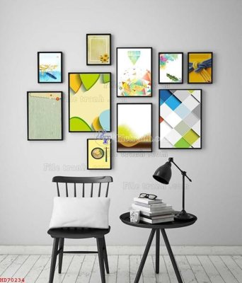 Chi tiết file tranh tráng gương File bộ tranh treo hiện đại HD70234 (ảnh gốc)