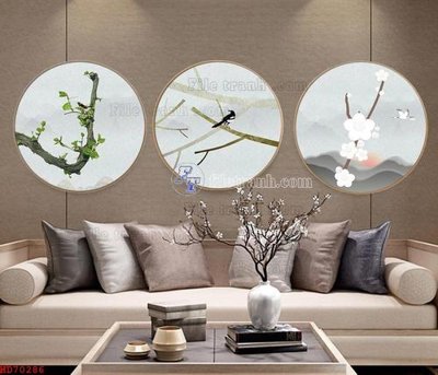 File tranh quảng cáo File bộ tranh treo hiện đại HD70286 (download file gốc)