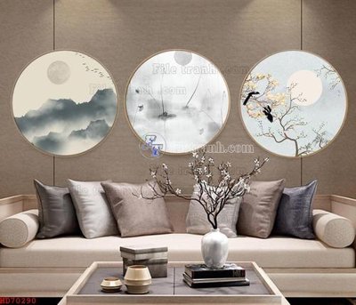 File PSD File bộ tranh treo hiện đại HD70290 (nguyên gốc) chất lượng cao