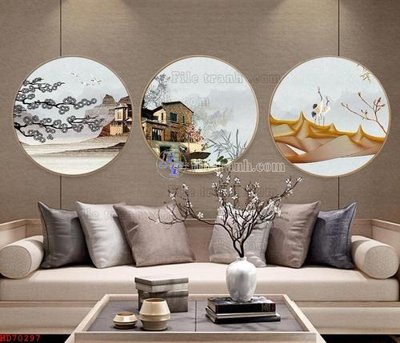 Chi tiết file tranh tráng gương File bộ tranh treo hiện đại HD70297 (ảnh gốc)