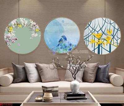 File gốc File bộ tranh treo hiện đại HD70302 (chuẩn CMYK) cho nhà in