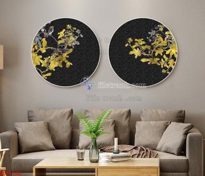 File tranh File bộ tranh treo hiện đại HD70348 (ảnh gốc) chi tiết rõ ràng