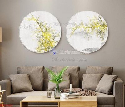 File PSD in ấn File bộ tranh treo hiện đại HD70351 (chất lượng cao)