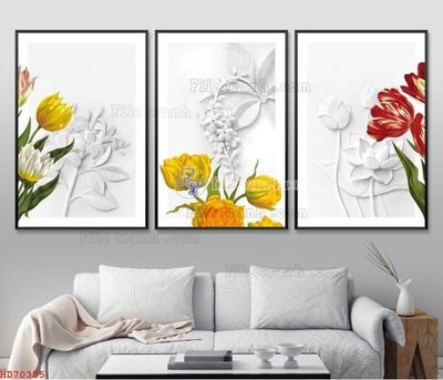 File tranh File bộ tranh treo hiện đại HD70355 (ảnh gốc) chi tiết rõ ràng