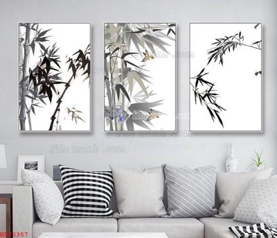 File gốc File bộ tranh treo hiện đại HD70357 (bản quyền) cho in ấn