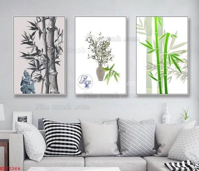 File tranh gốc PSD File bộ tranh treo hiện đại HD70364 còn nguyên layer